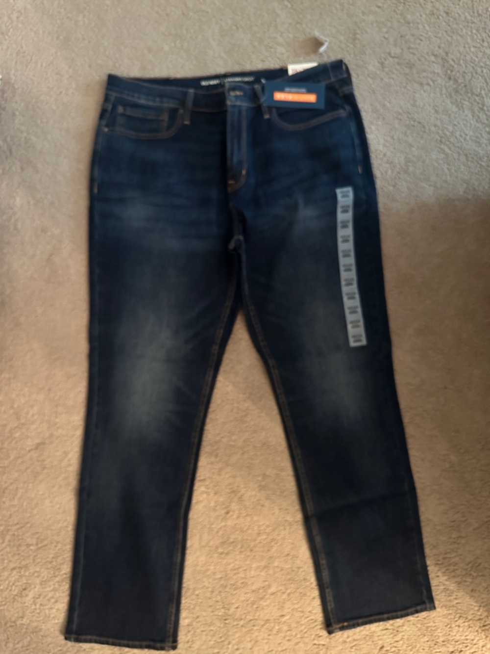 Old Navy Men's Slim Straight Dark Blue Jeans